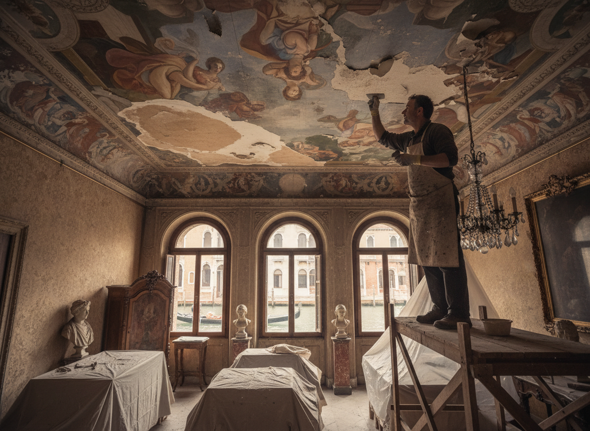 Ceiling Water Damage Repair in Venice, CA