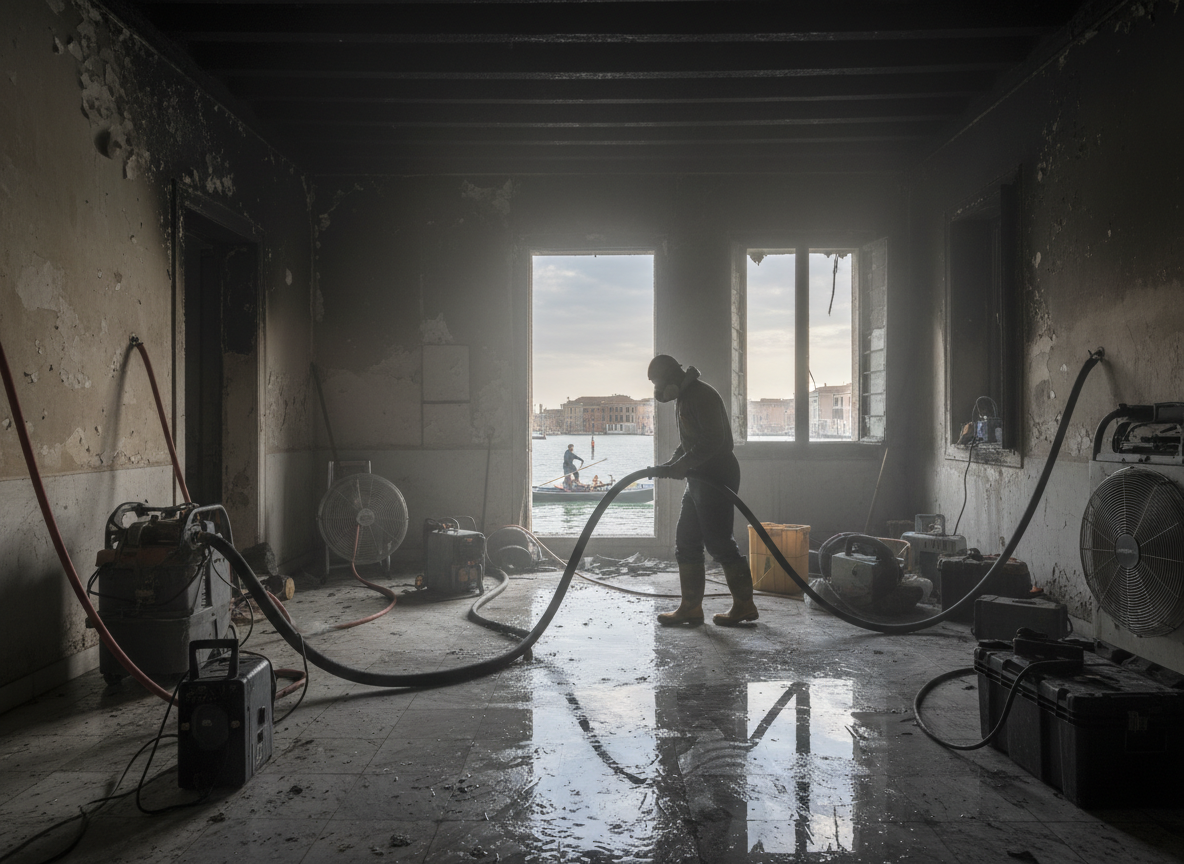 Water Damage Remediation After Fire in Venice, CA